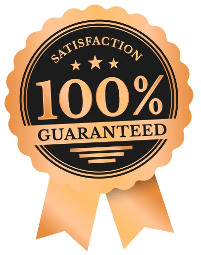100% Satisfaction Guarantee badge